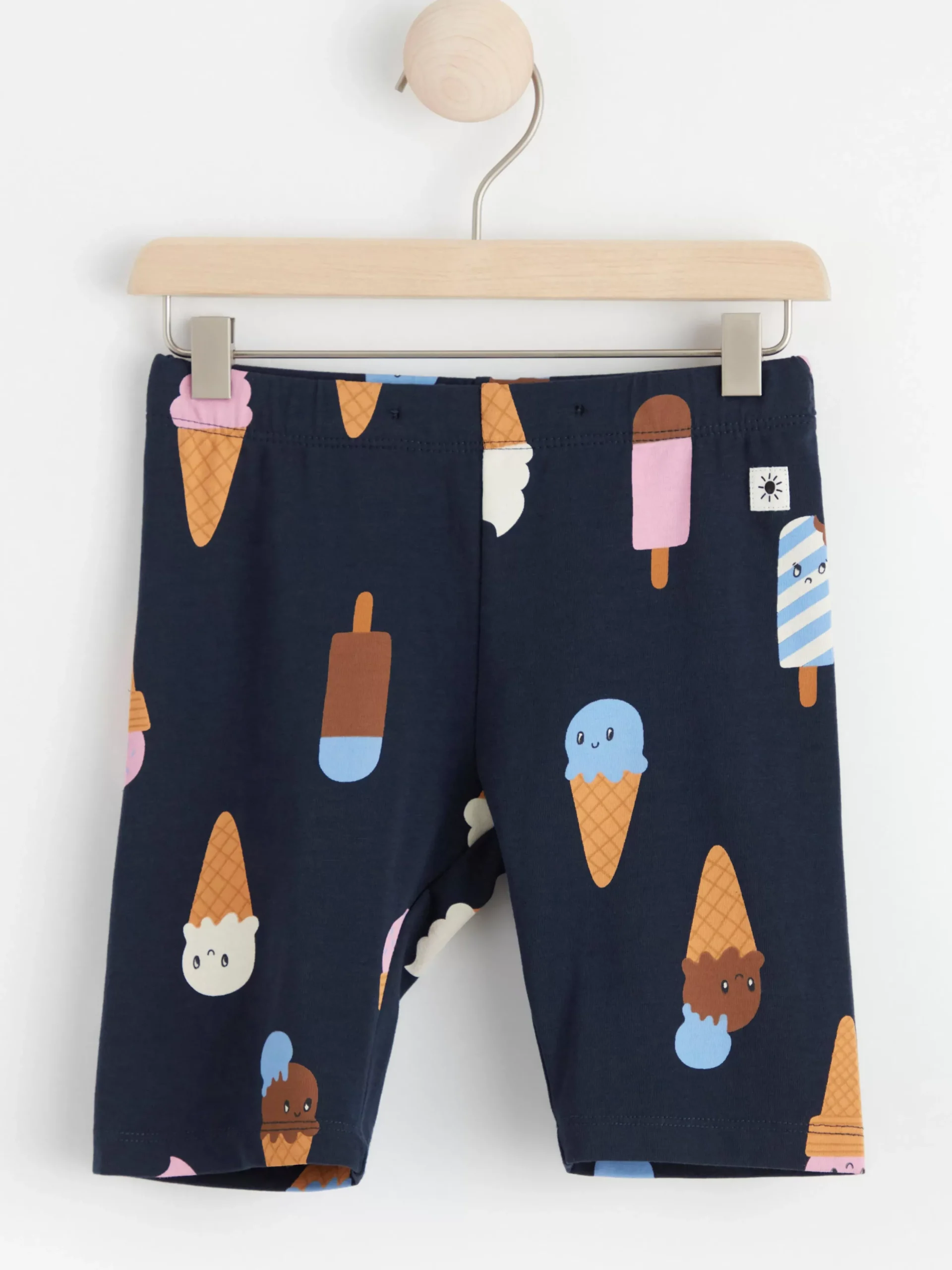 Byxor & Leggings>Lindex Cykelshorts Med Glassar Dark Navy