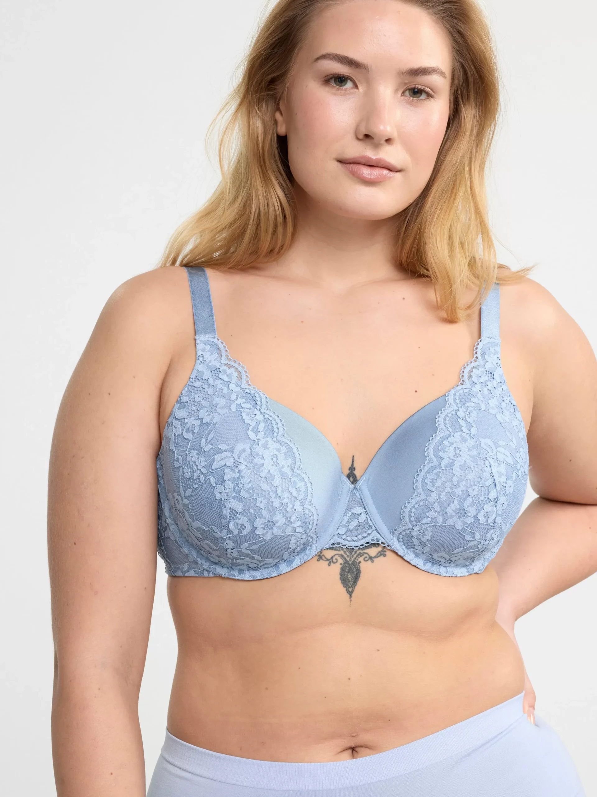 Bh>Lindex Dahlia T-Shirt Bh Light Blue