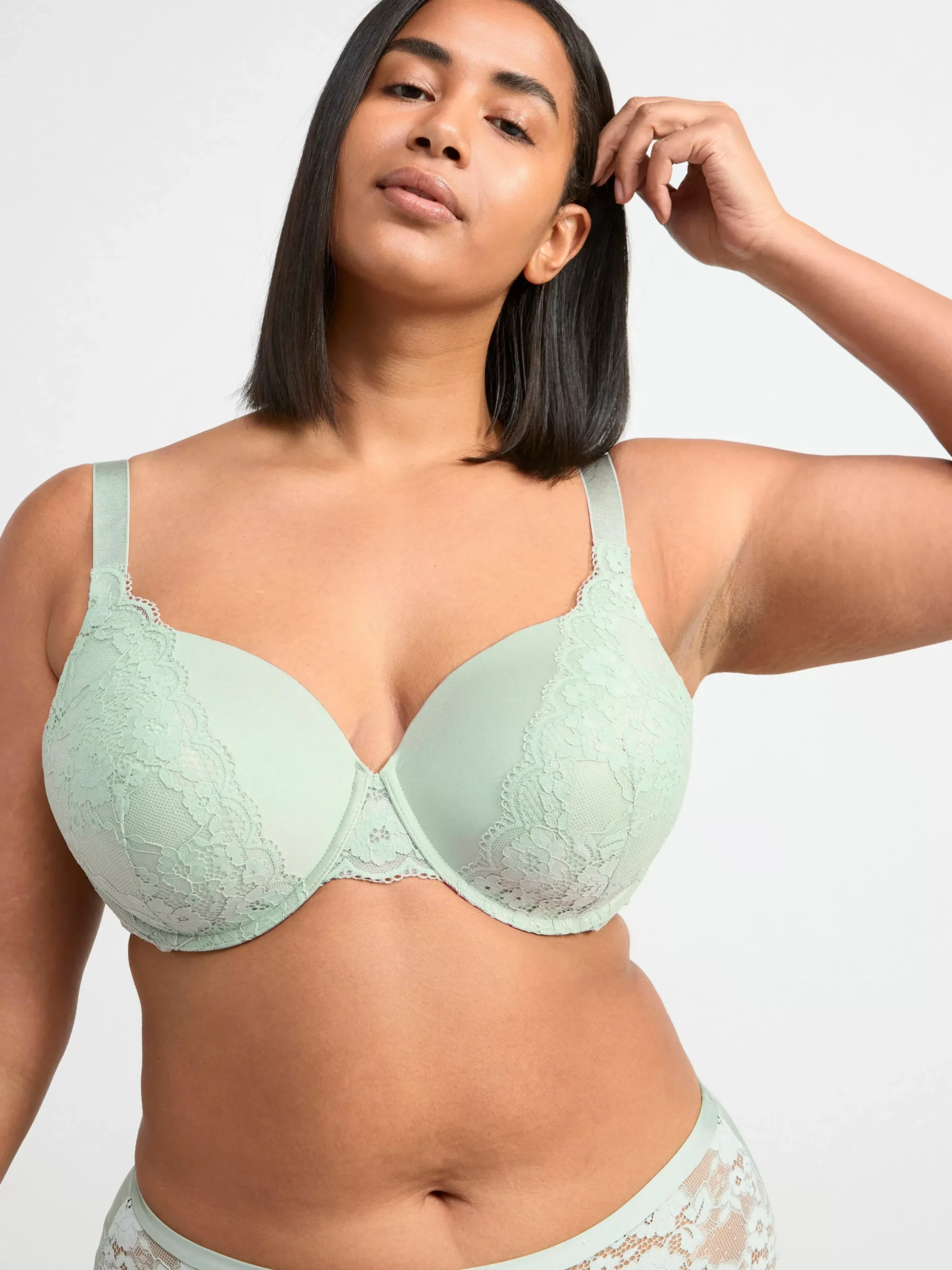 Bh>Lindex Dahlia T-Shirt Bh Light Dusty Green
