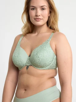 Bh>Lindex Dahlia T-Shirt Bh Light Dusty Green