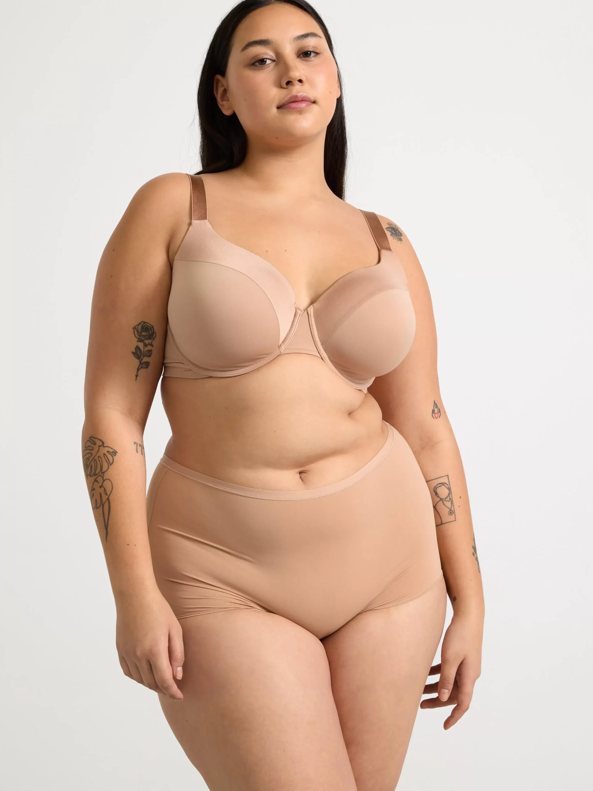 Bh>Lindex Dahlia T-Shirt Bh Beige