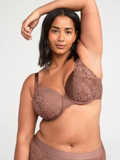 Bh>Lindex Dahlia T-Shirt Bh Dusty Brown