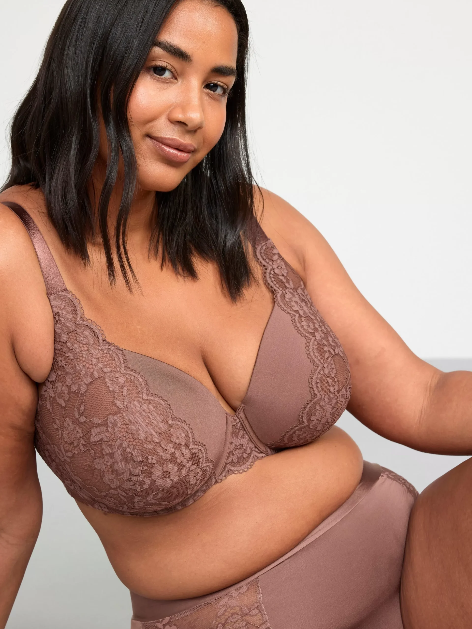 Bh>Lindex Dahlia T-Shirt Bh Dusty Brown