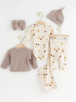 Set>Lindex 5-Delat Startpaket For Nyfodda Light Beige