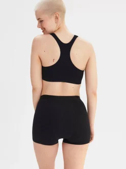 Trosor>Lindex Engineered Boxer – Menstrosa Med Mycket Hog Absorption Black