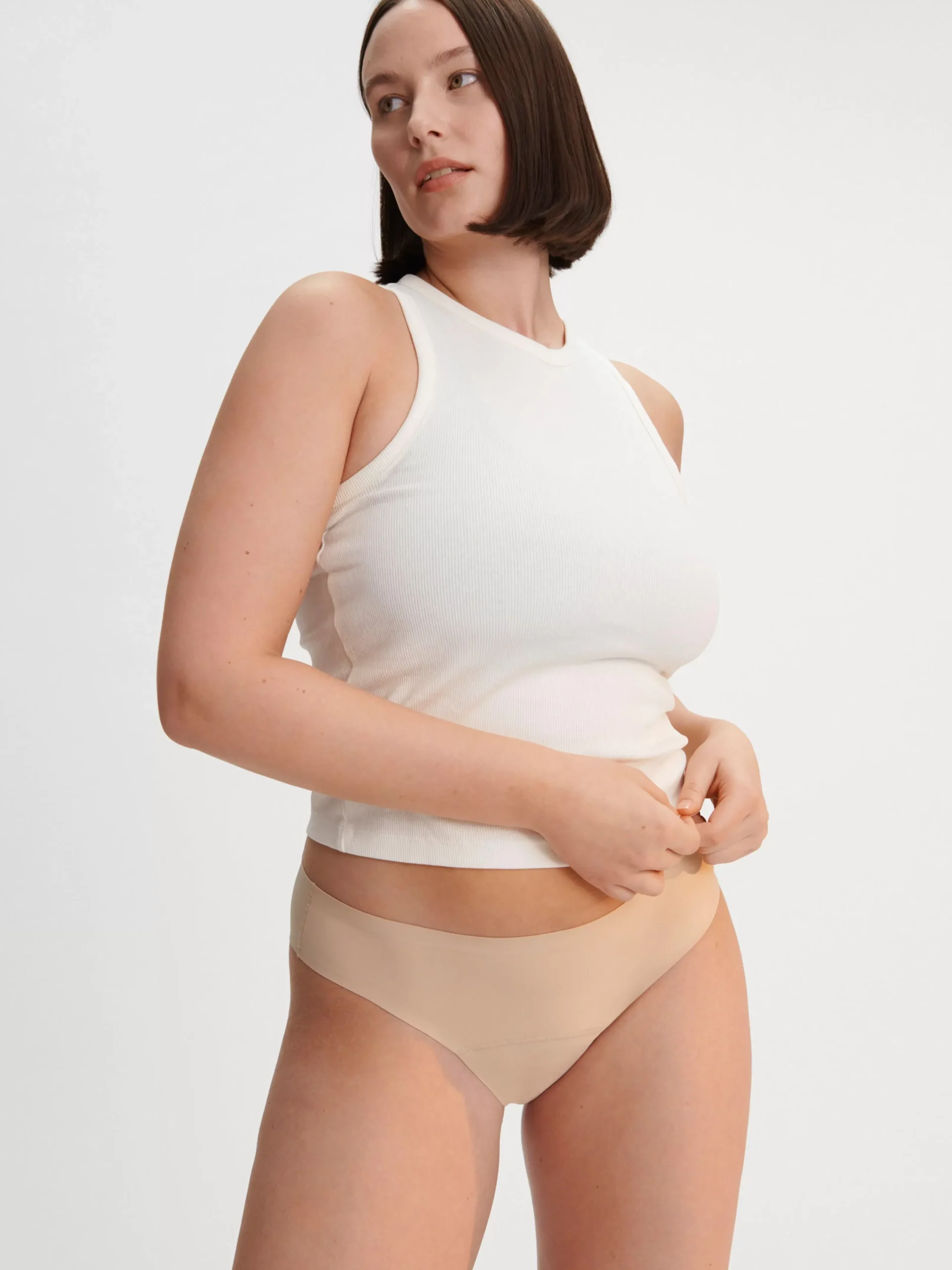 Trosor>Lindex Engineered Brazilian – Menstrosa Med Latt Absorption Beige
