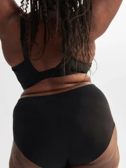 Trosor>Lindex Engineered High Waist – Menstrosa Med Medel Absorption Black