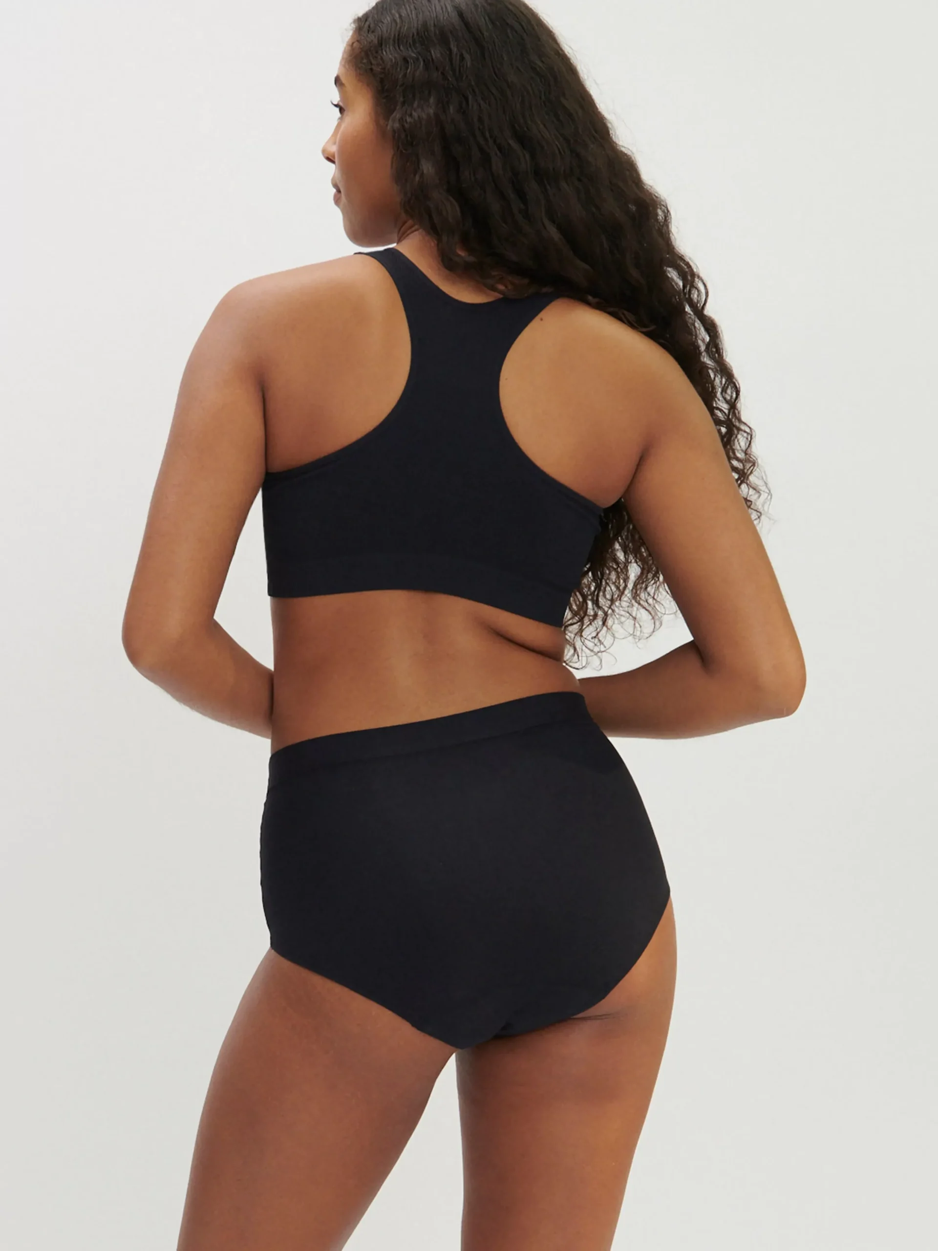 Trosor>Lindex Engineered High Waist – Menstrosa Med Hog Absorption Black