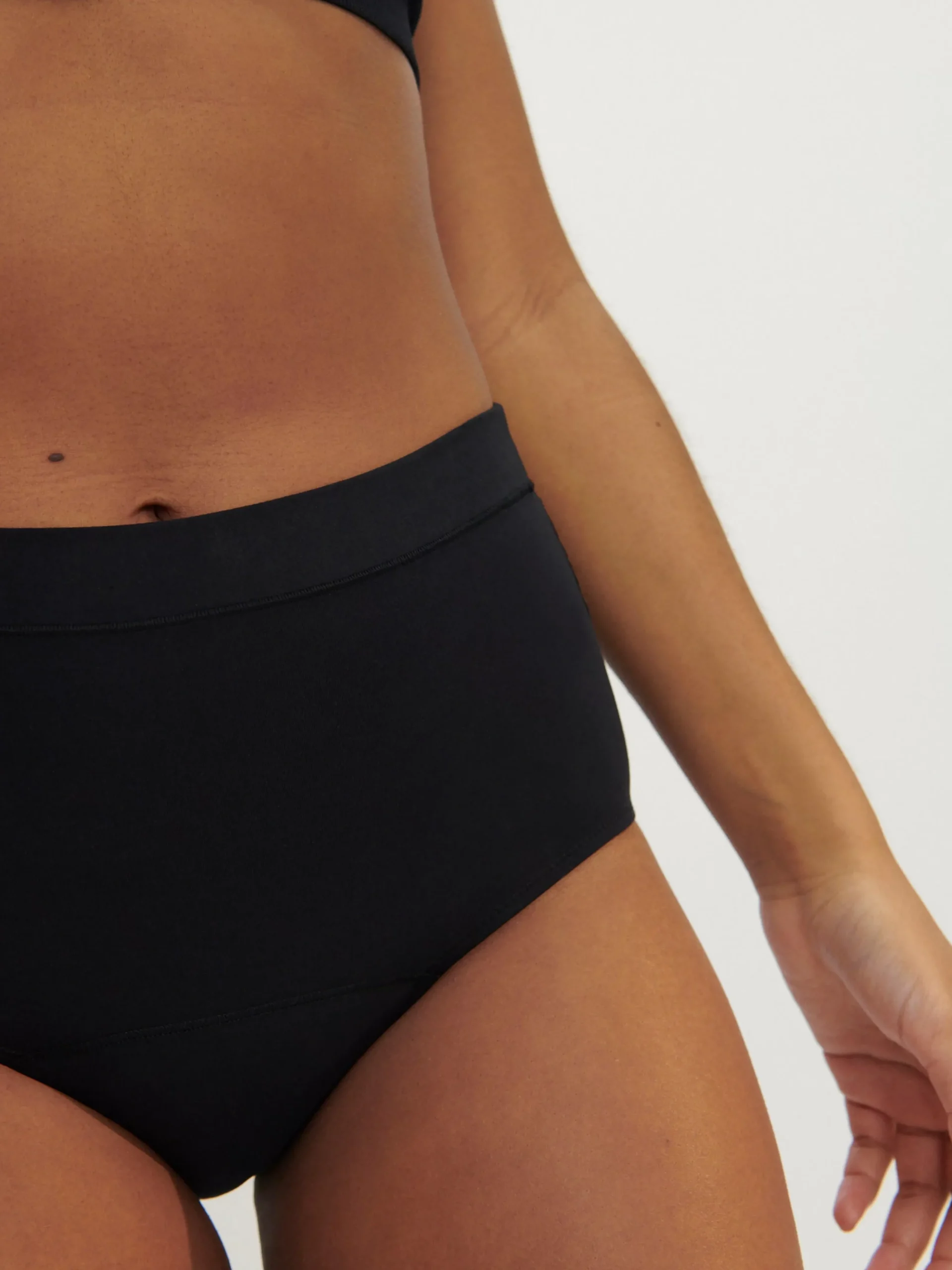 Trosor>Lindex Engineered High Waist – Menstrosa Med Hog Absorption Black