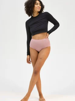 Trosor>Lindex Engineered High Waist – Menstrosa Med Hog Absorption Light Dusty Pink