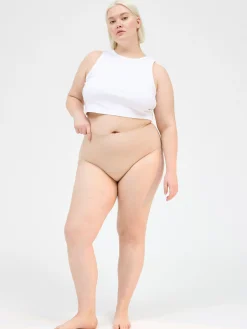 Trosor>Lindex Engineered High Waist – Menstrosa Med Medel Absorption Beige