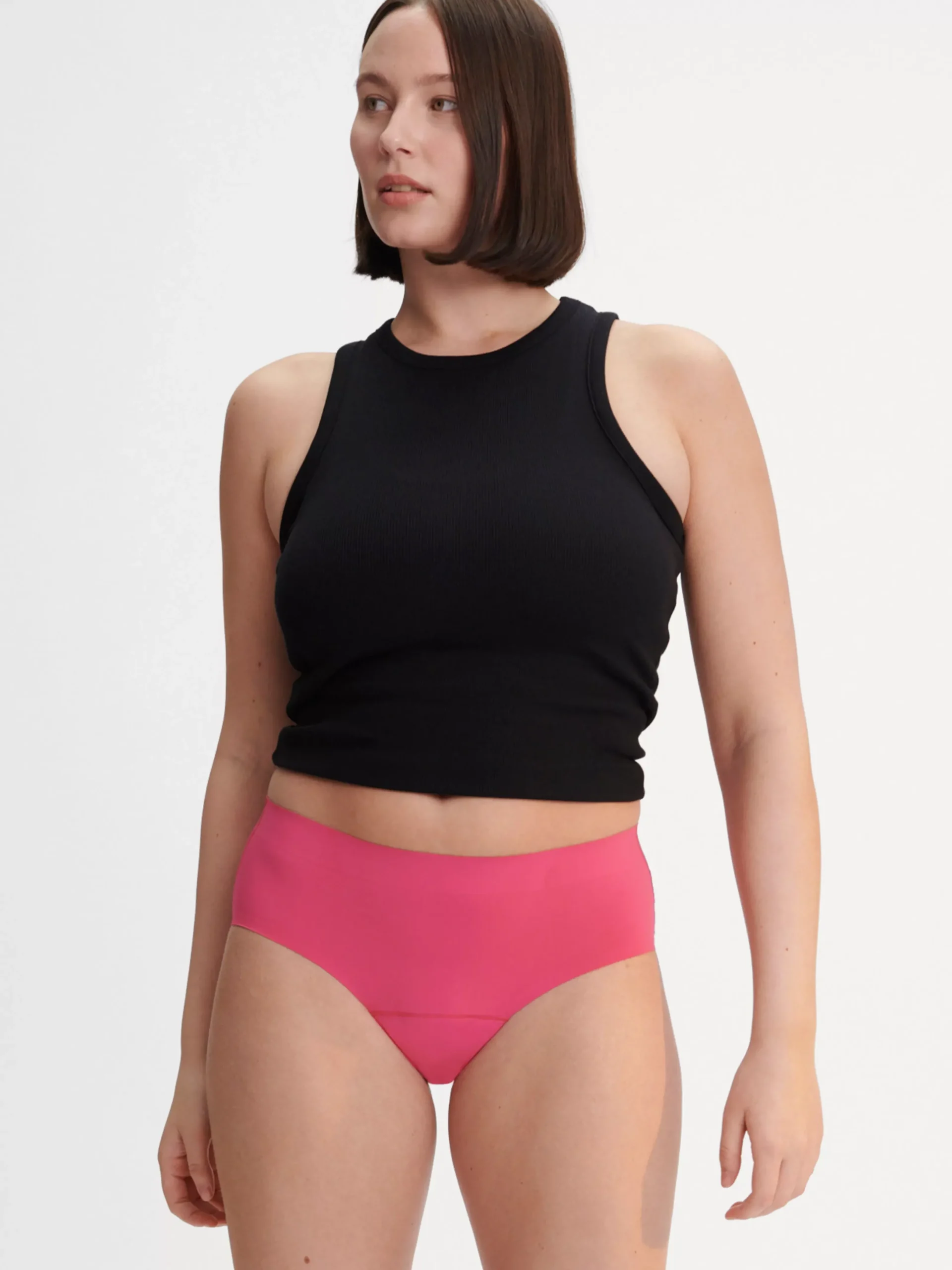 Trosor>Lindex Engineered Hiphugger – Trosskydd Med Mini Absorption Pink