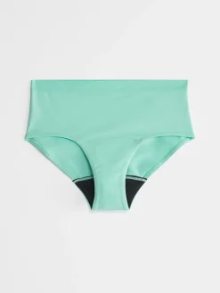 Underkläder>Lindex Engineered Teens Hiphugger – Menstrosa Med Medelhog Absorption Light Aqua