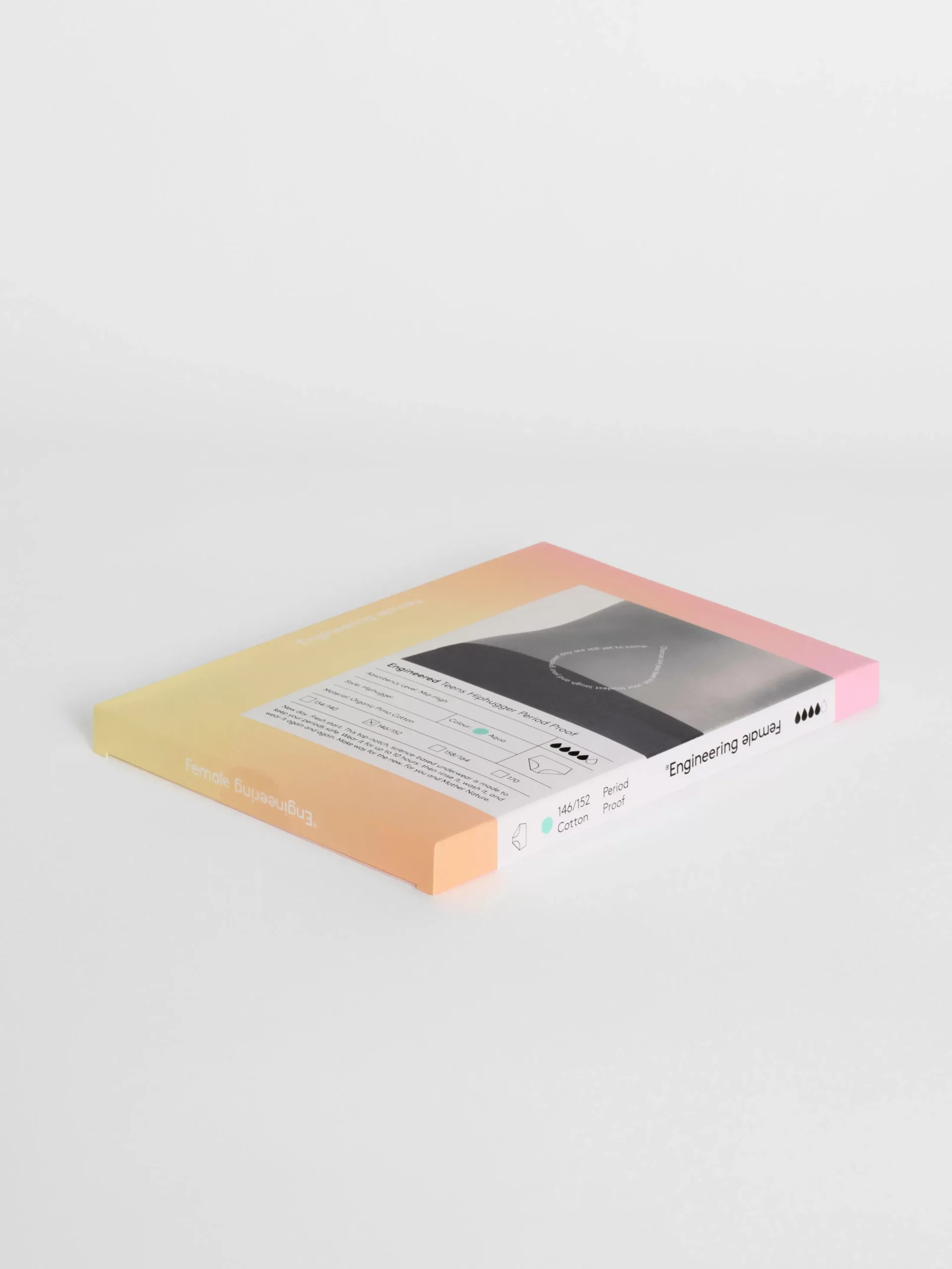 Underkläder>Lindex Engineered Teens Hiphugger – Menstrosa Med Medelhog Absorption Dusty Lilac