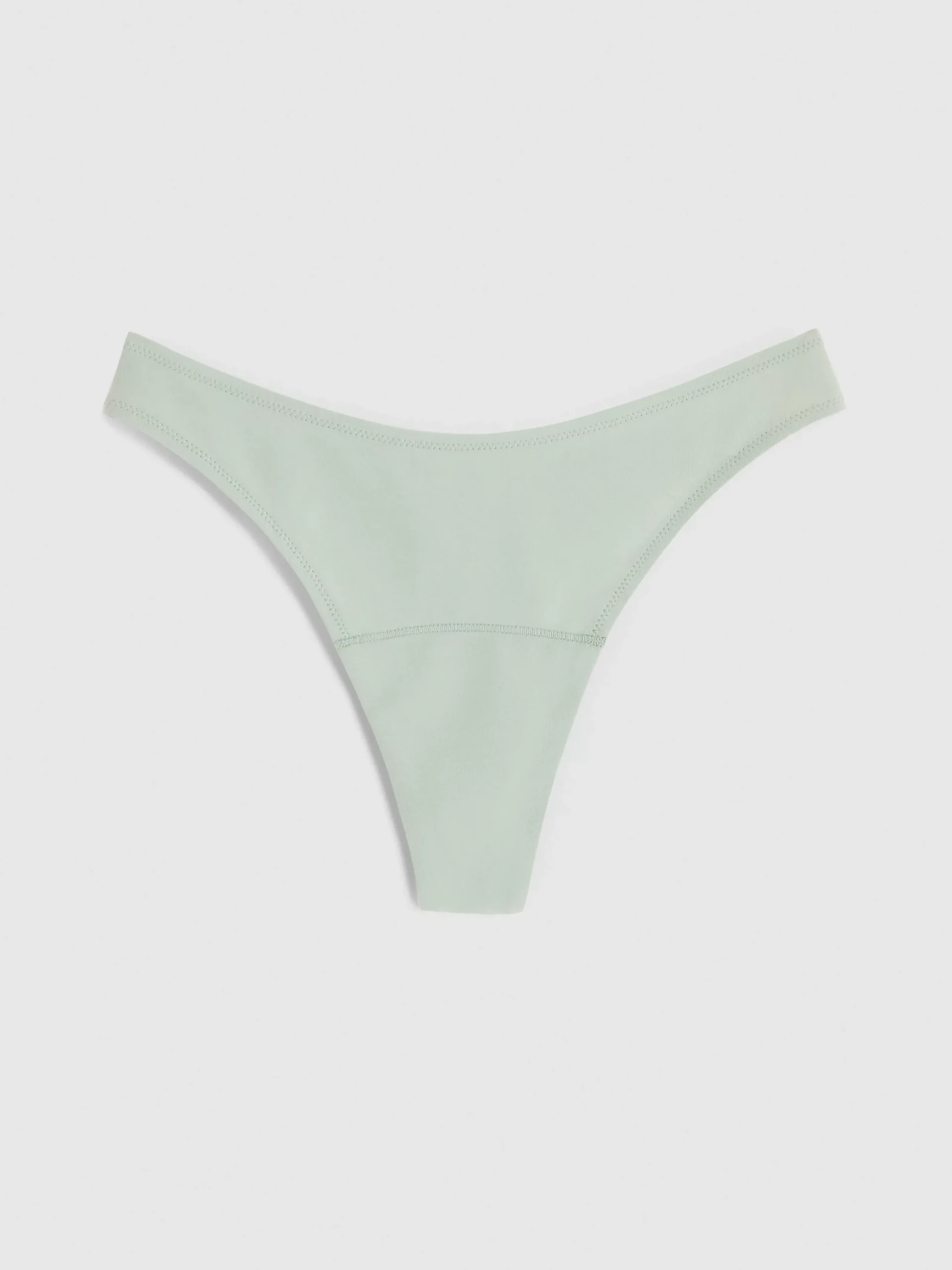 Trosor>Lindex Engineered Thong – Menstrosa Med Latt Absorption Light Dusty Green