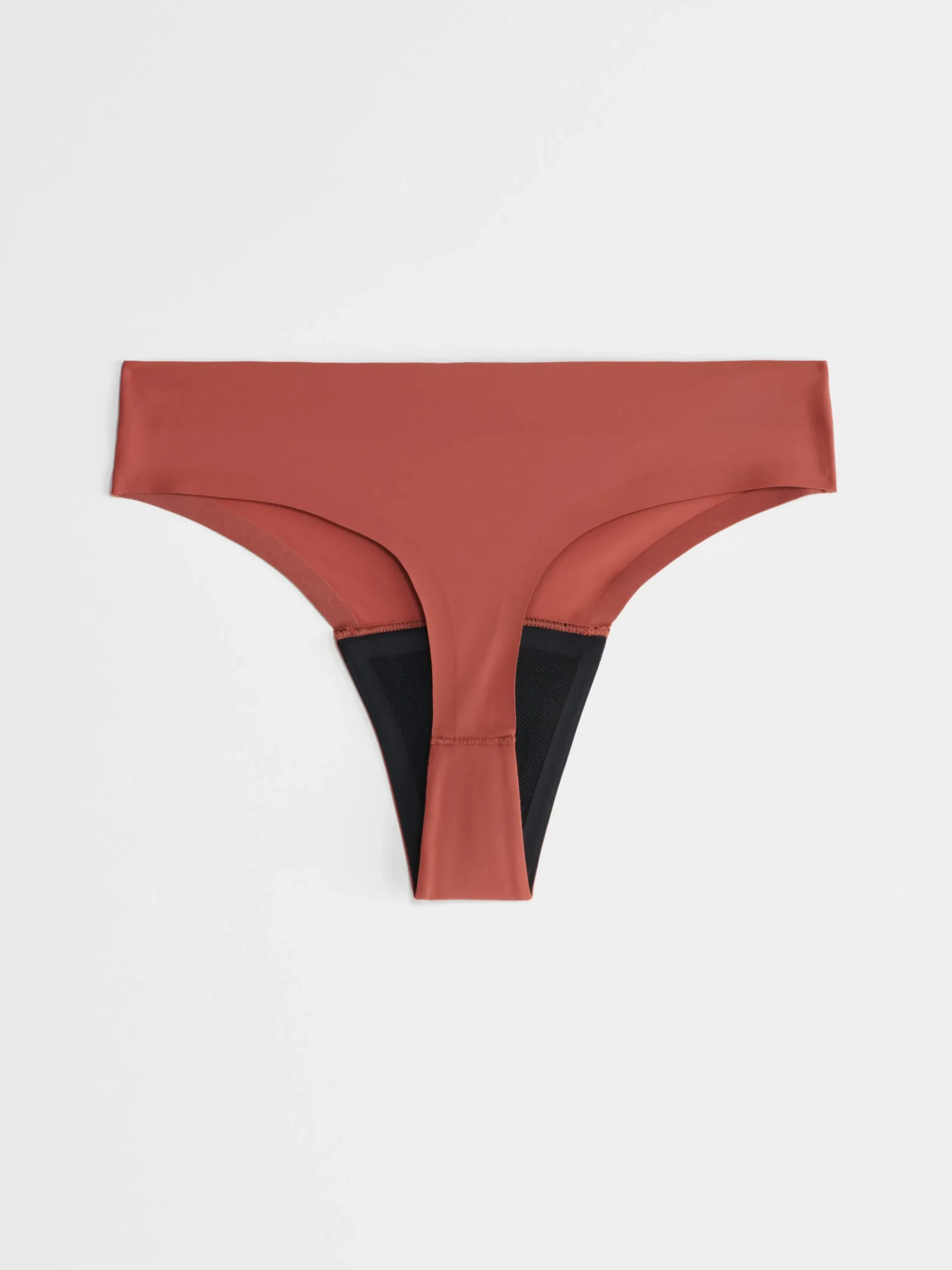 Trosor>Lindex Engineered Thong – Menstrosa Med Latt Absorption Light Dusty Red