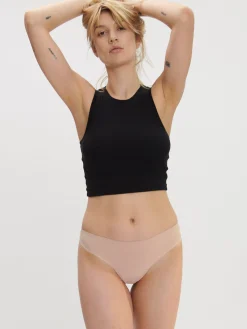 Trosor>Lindex Engineered Thong – Trosskydd Med Mini Absorption Beige
