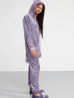 Nattplagg>Lindex Enhorning-Onesie Dk Dusty Lilac