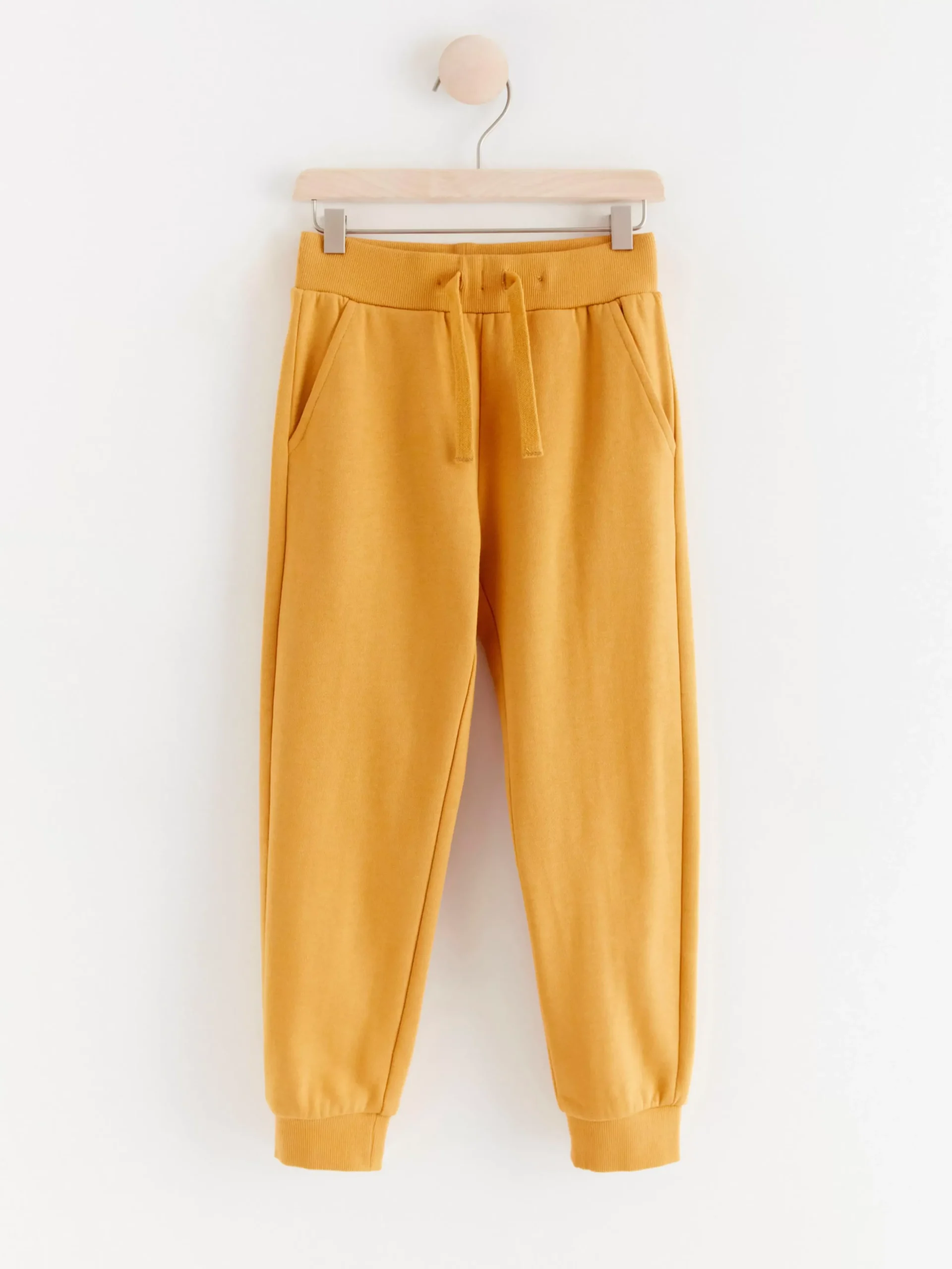 Byxor & Leggings>Lindex Extra Slitstark Byxa Med Borstad Insida Dusty Yellow