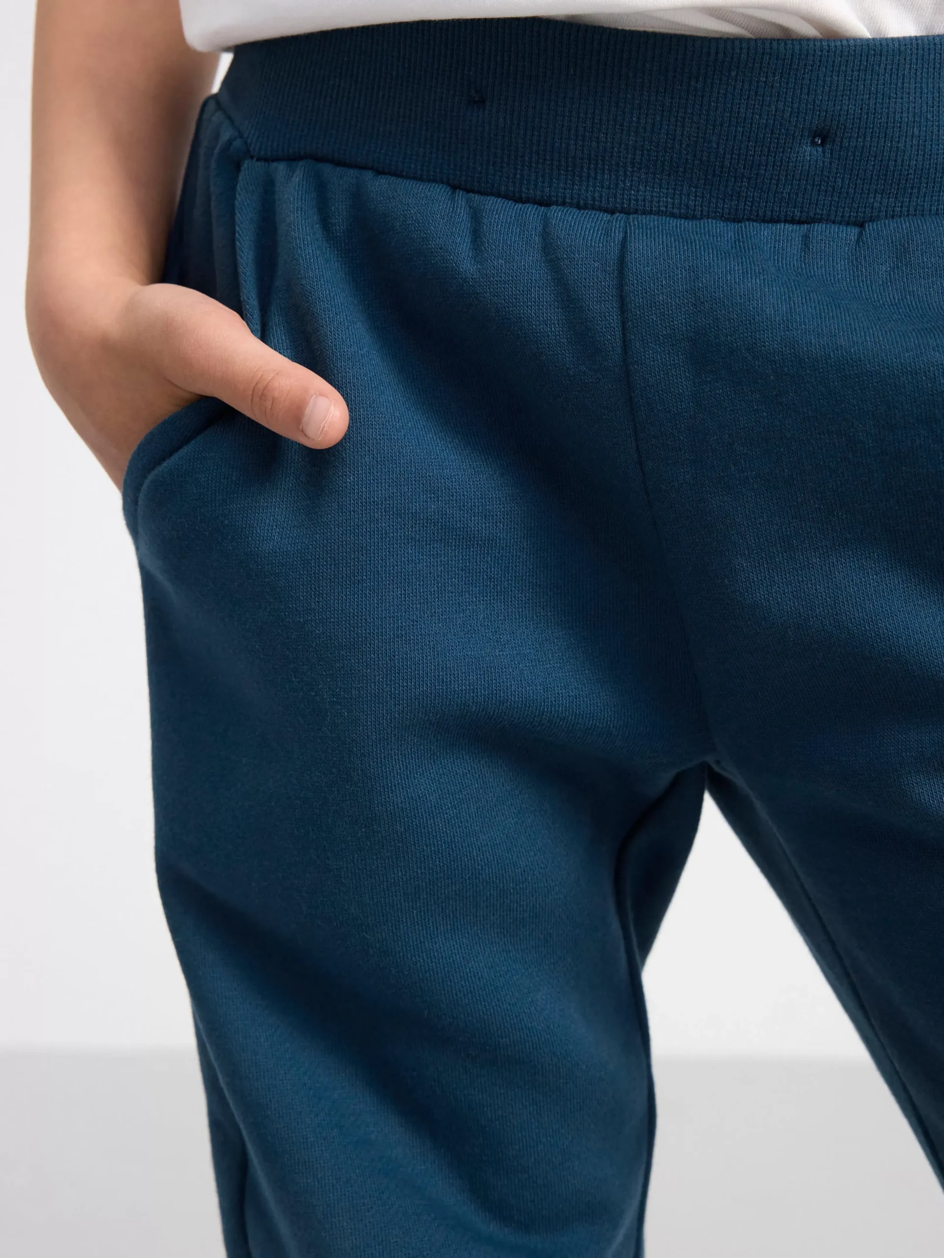 Byxor & Leggings>Lindex Extra Slitstark Byxa Med Borstad Insida Dark Dusty Blue