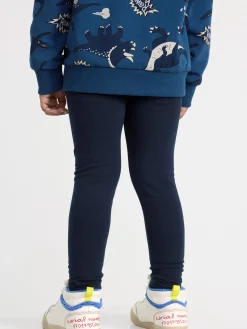 Byxor & Leggings>Lindex Extra Slitstarka Leggings Med Borstad Insida Dark Navy