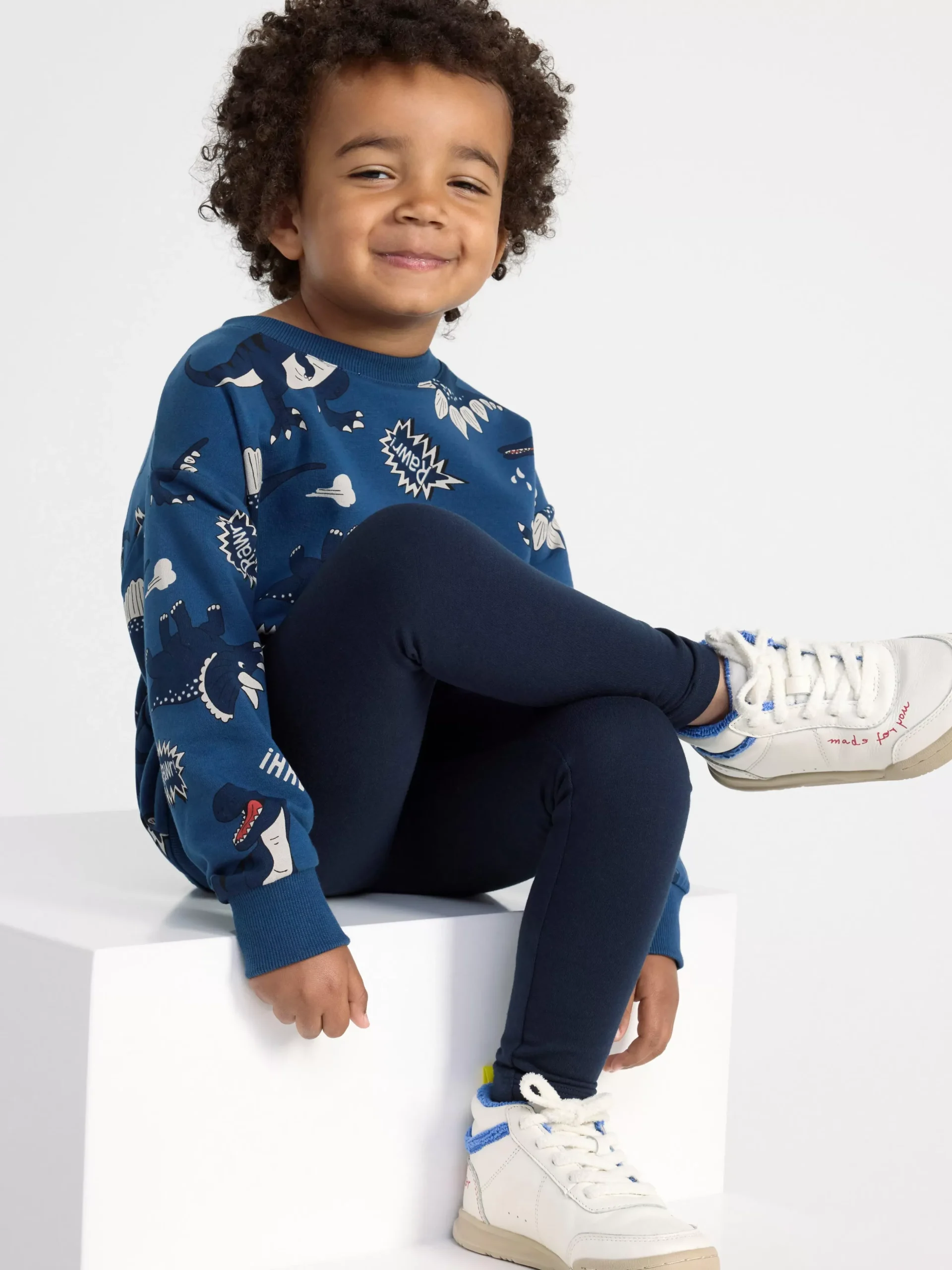 Byxor & Leggings>Lindex Extra Slitstarka Leggings Med Borstad Insida Dark Navy