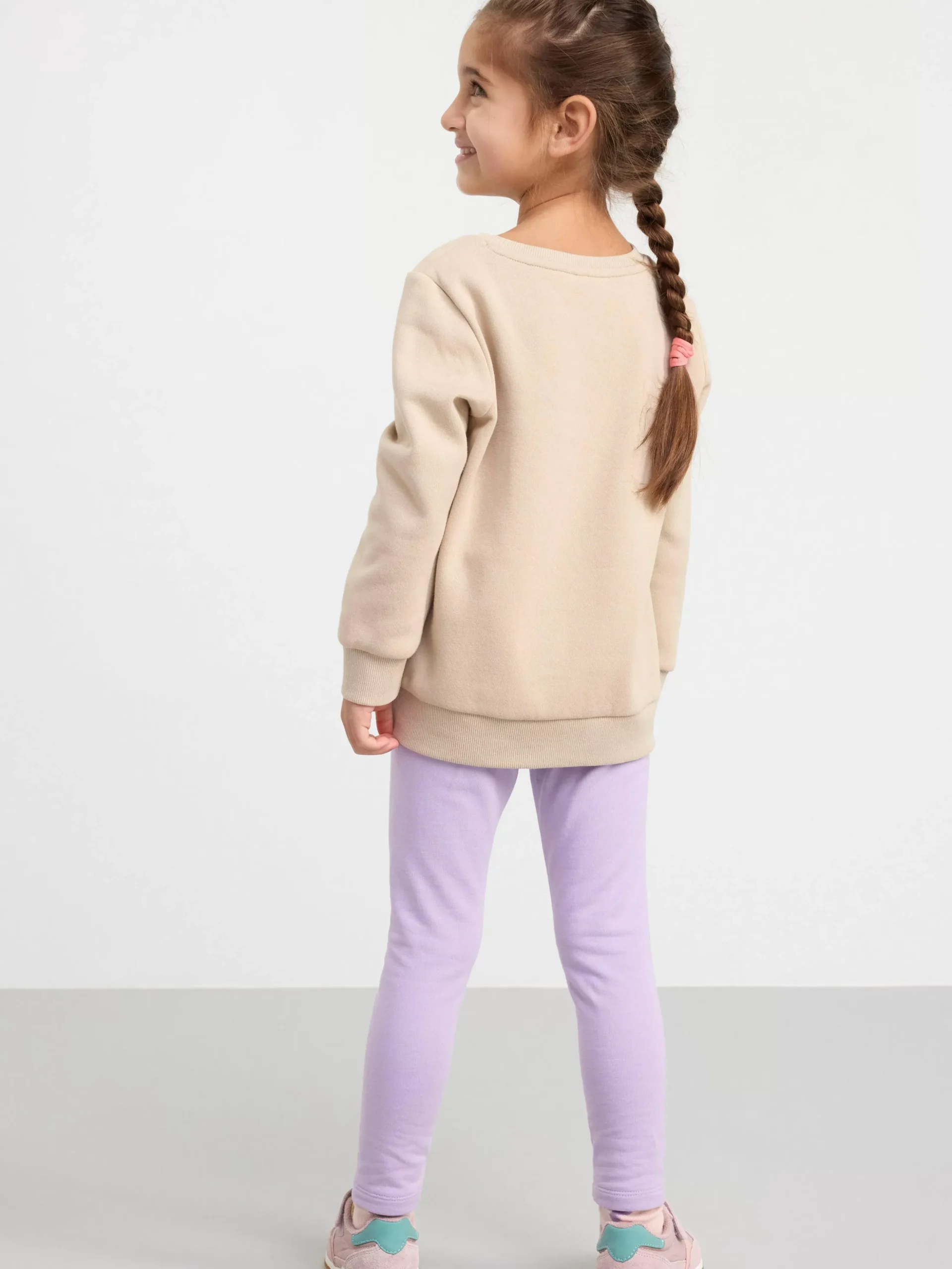 Byxor & Leggings>Lindex Extra Slitstarka Leggings Med Borstad Insida Light Lilac