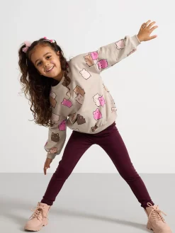 Byxor & Leggings>Lindex Extra Slitstarka Leggings Med Borstad Insida Dark Lilac
