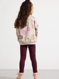 Byxor & Leggings>Lindex Extra Slitstarka Leggings Med Borstad Insida Dark Lilac