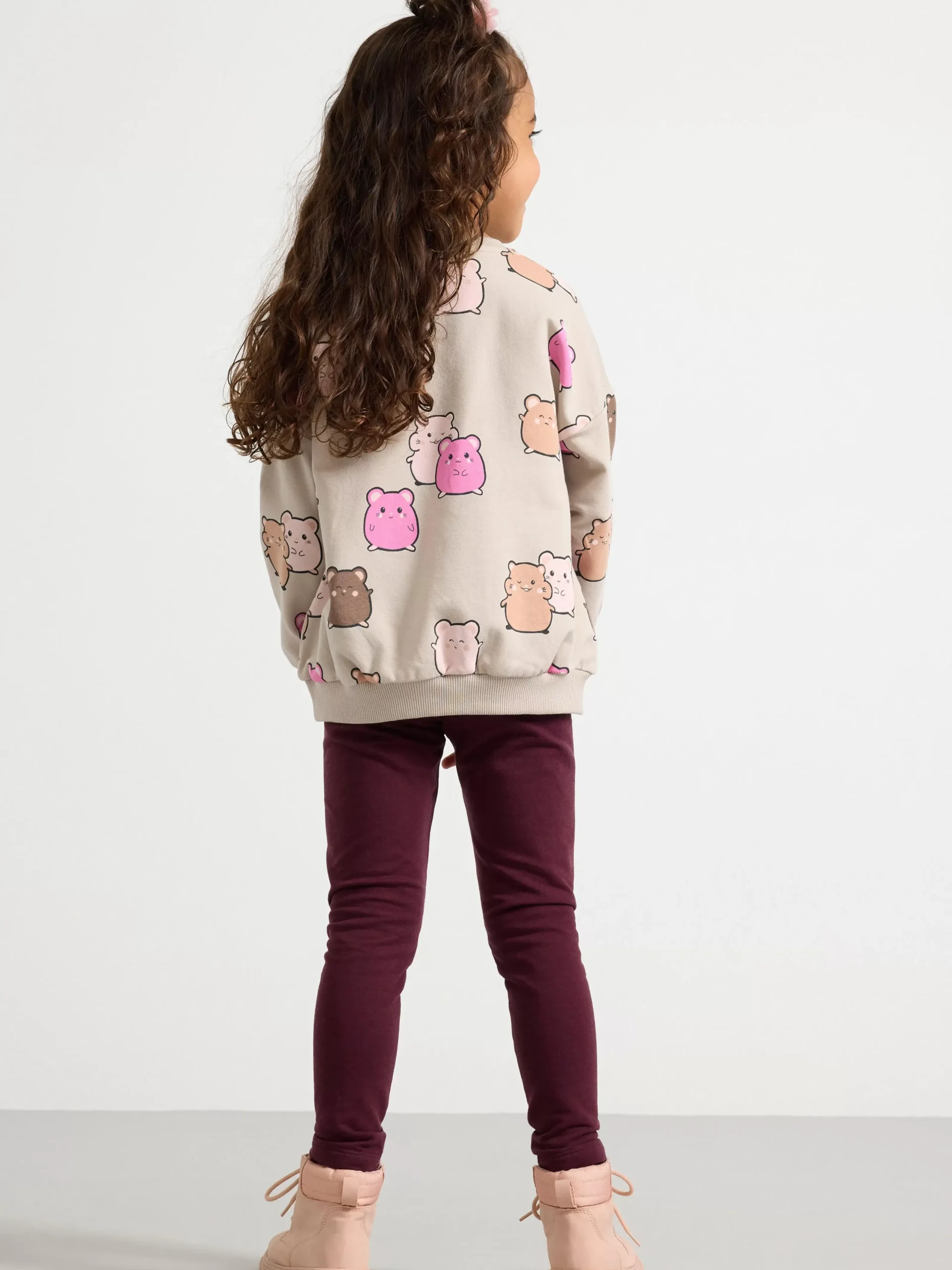 Byxor & Leggings>Lindex Extra Slitstarka Leggings Med Borstad Insida Dark Lilac