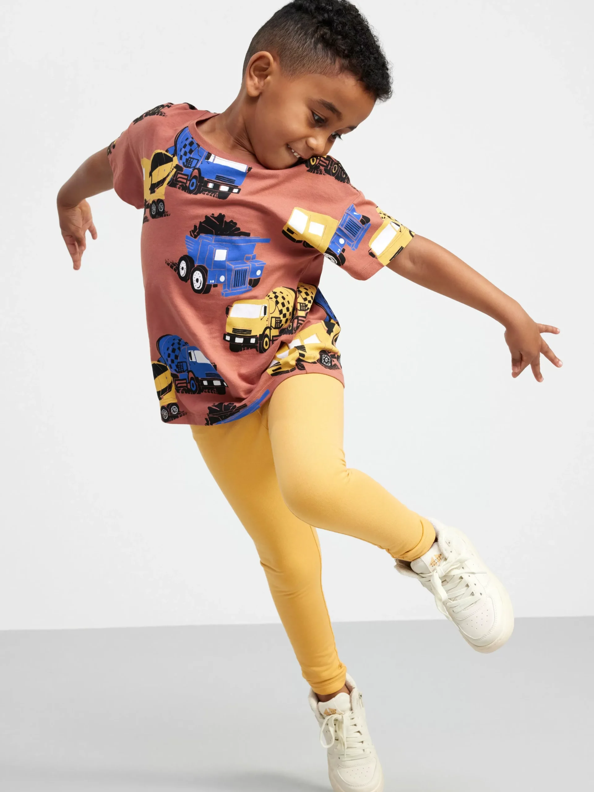 Byxor & Leggings>Lindex Extra Slitstarka Leggings Med Borstad Insida Light Dusty Yellow