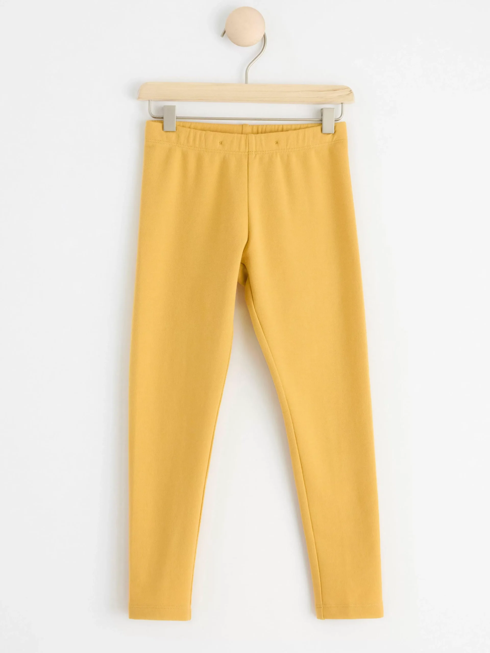 Byxor & Leggings>Lindex Extra Slitstarka Leggings Med Borstad Insida Light Dusty Yellow
