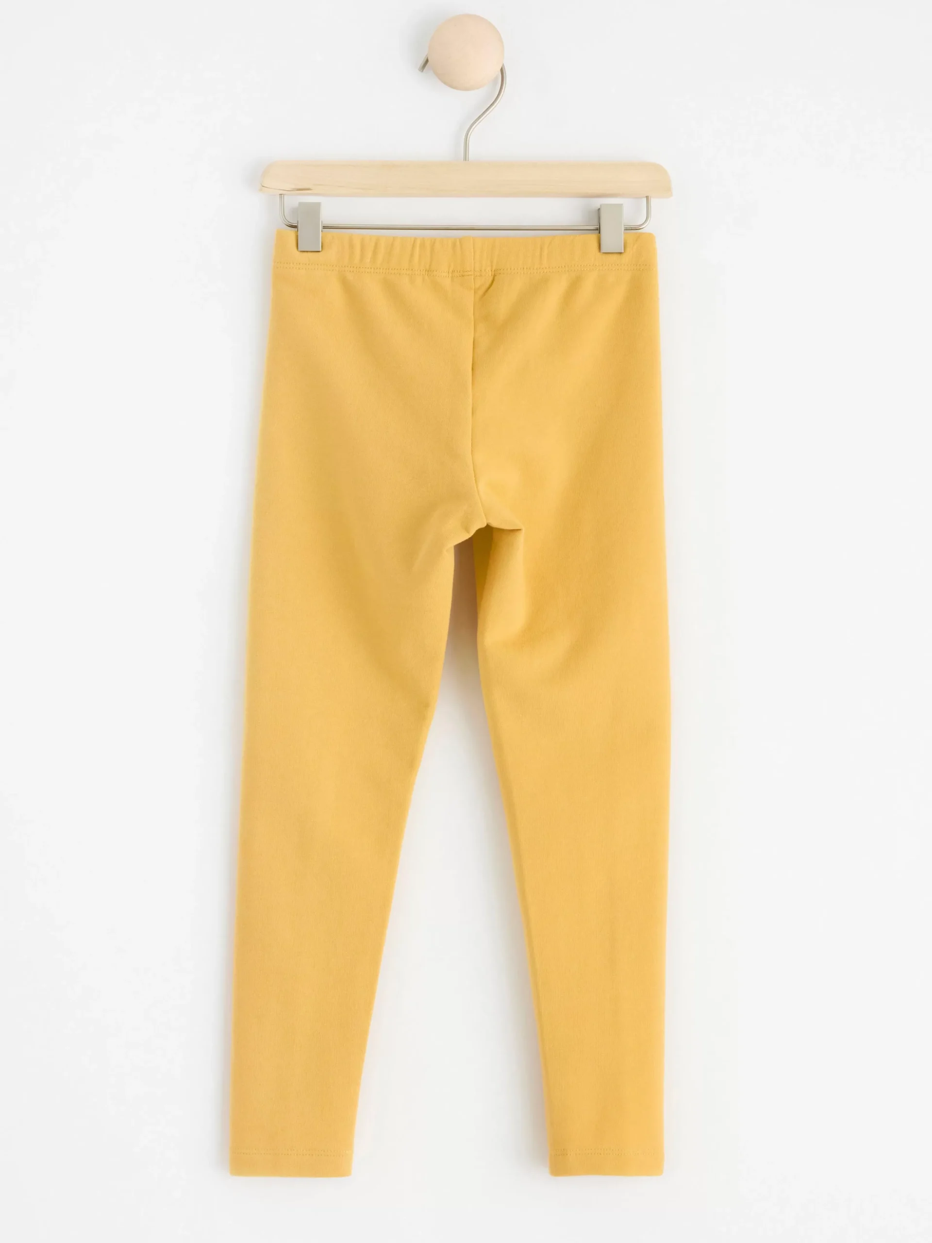 Byxor & Leggings>Lindex Extra Slitstarka Leggings Med Borstad Insida Light Dusty Yellow