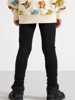 Byxor & Leggings>Lindex Extra Slitstarka Leggings Med Borstad Insida Black