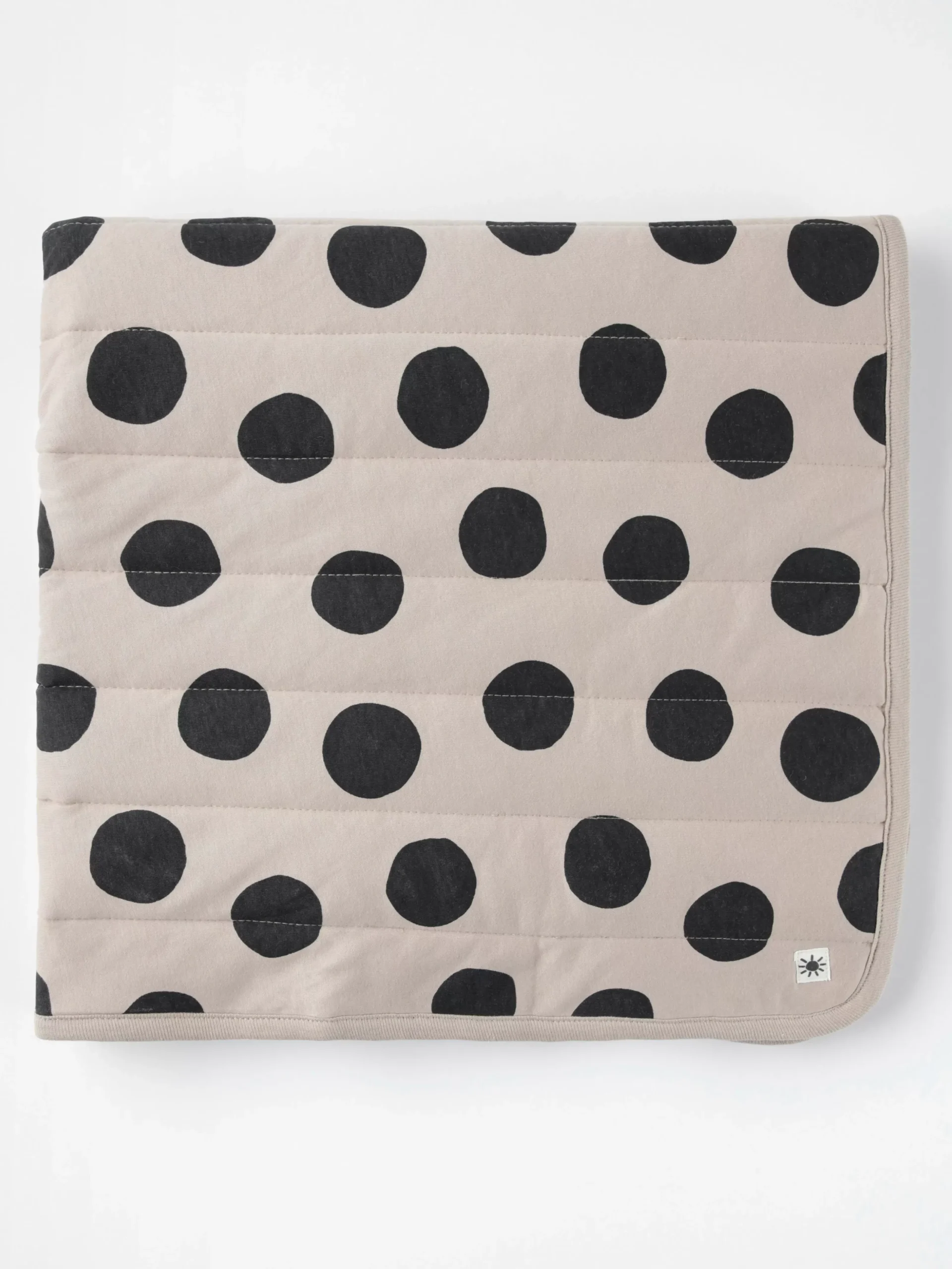 Nyfodd>Lindex Filt Med Prickigt Monster Beige