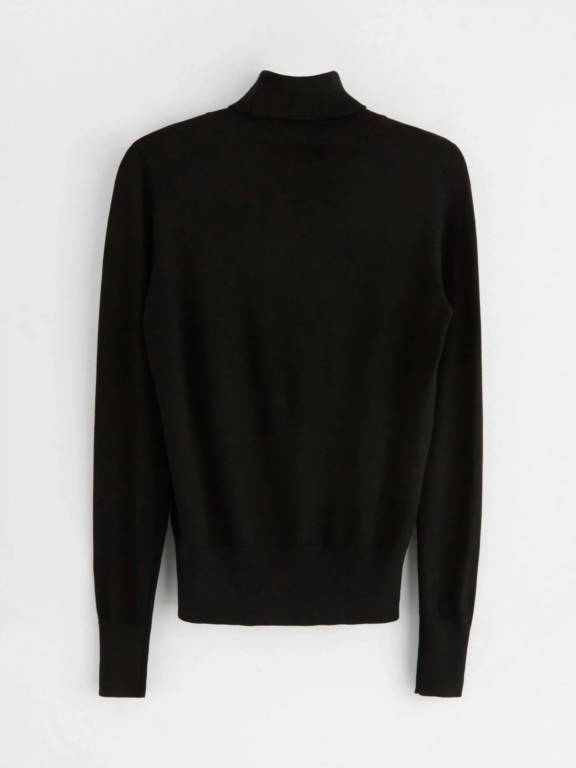 Tröjor & Cardigans>Lindex Finstickad Polotroja Black