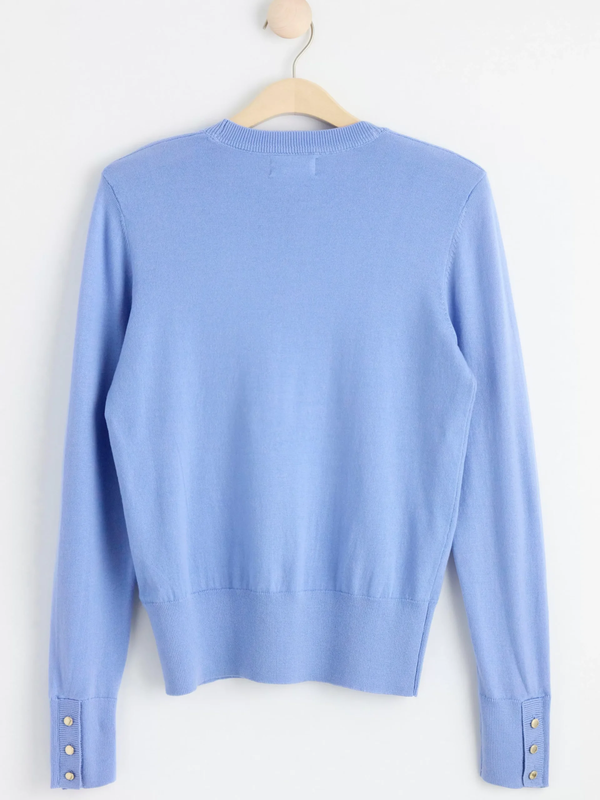 Tröjor & Cardigans>Lindex Finstickad Troja Light Blue