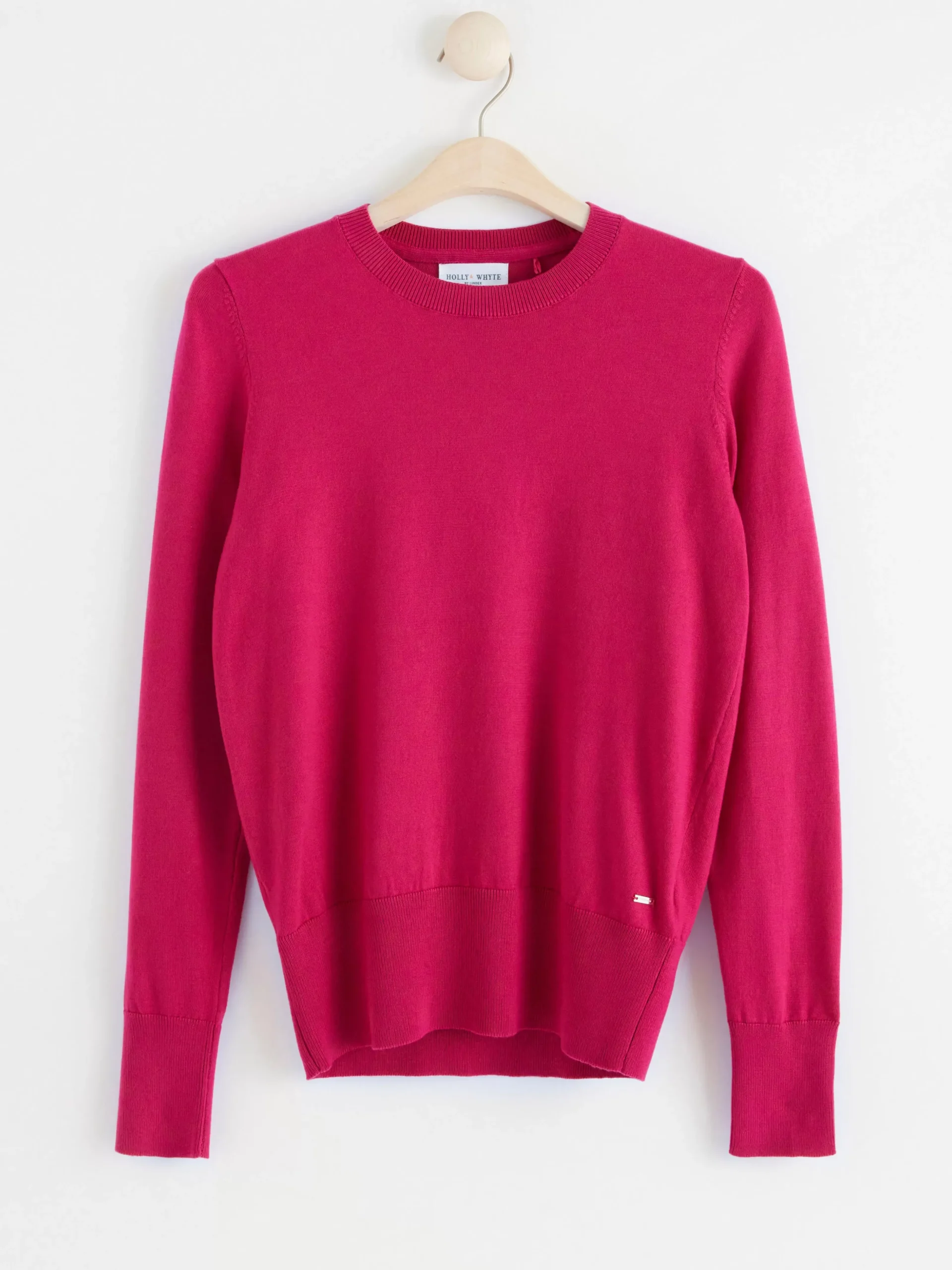 Tröjor & Cardigans>Lindex Finstickad Troja Dark Pink