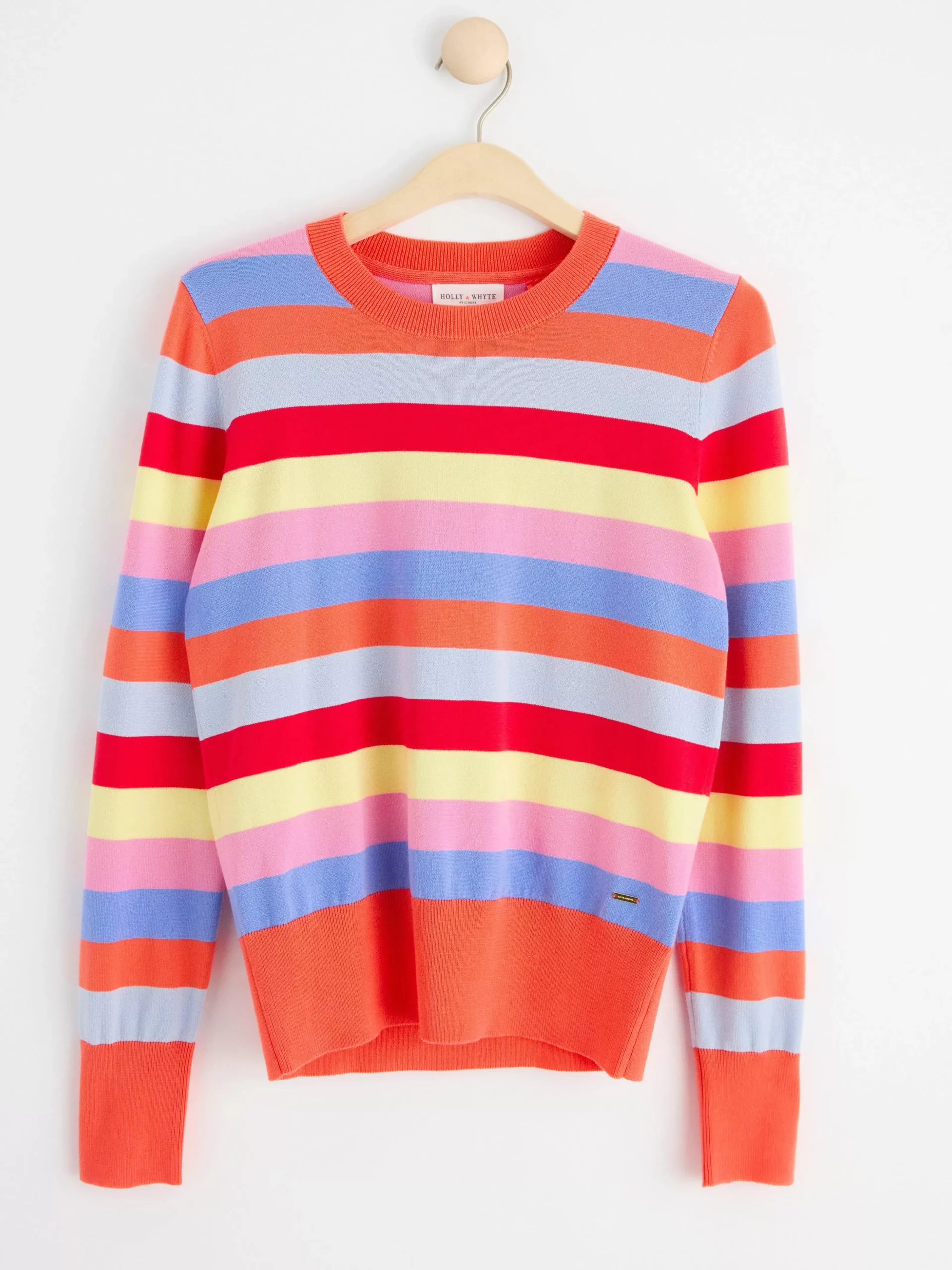 Tröjor & Cardigans>Lindex Finstickad Troja Coral
