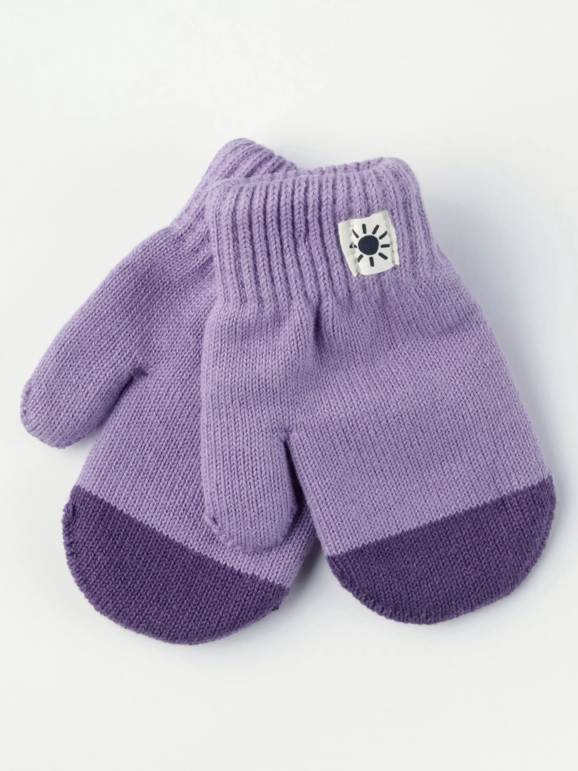 Accessoarer>Lindex Finstickad Vante Med Dubbla Lager Light Dusty Lilac