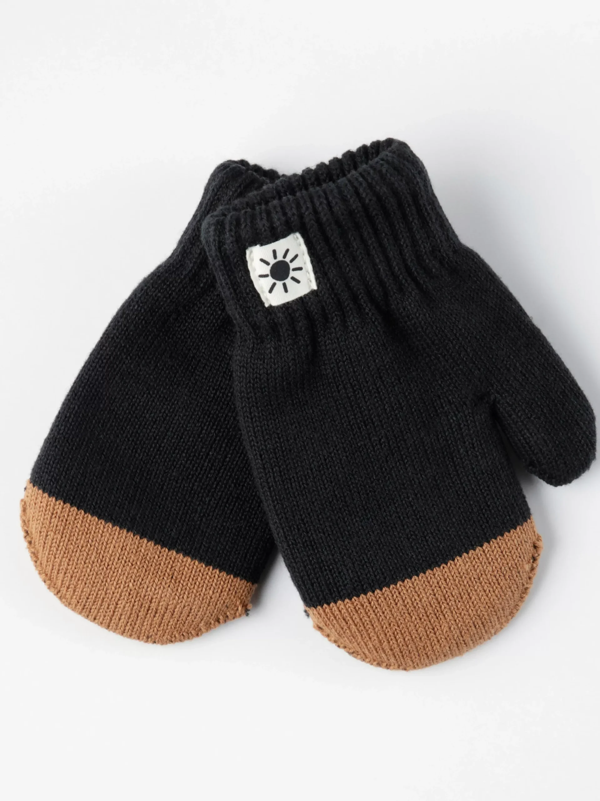 Accessoarer>Lindex Finstickad Vante Med Dubbla Lager Off Black