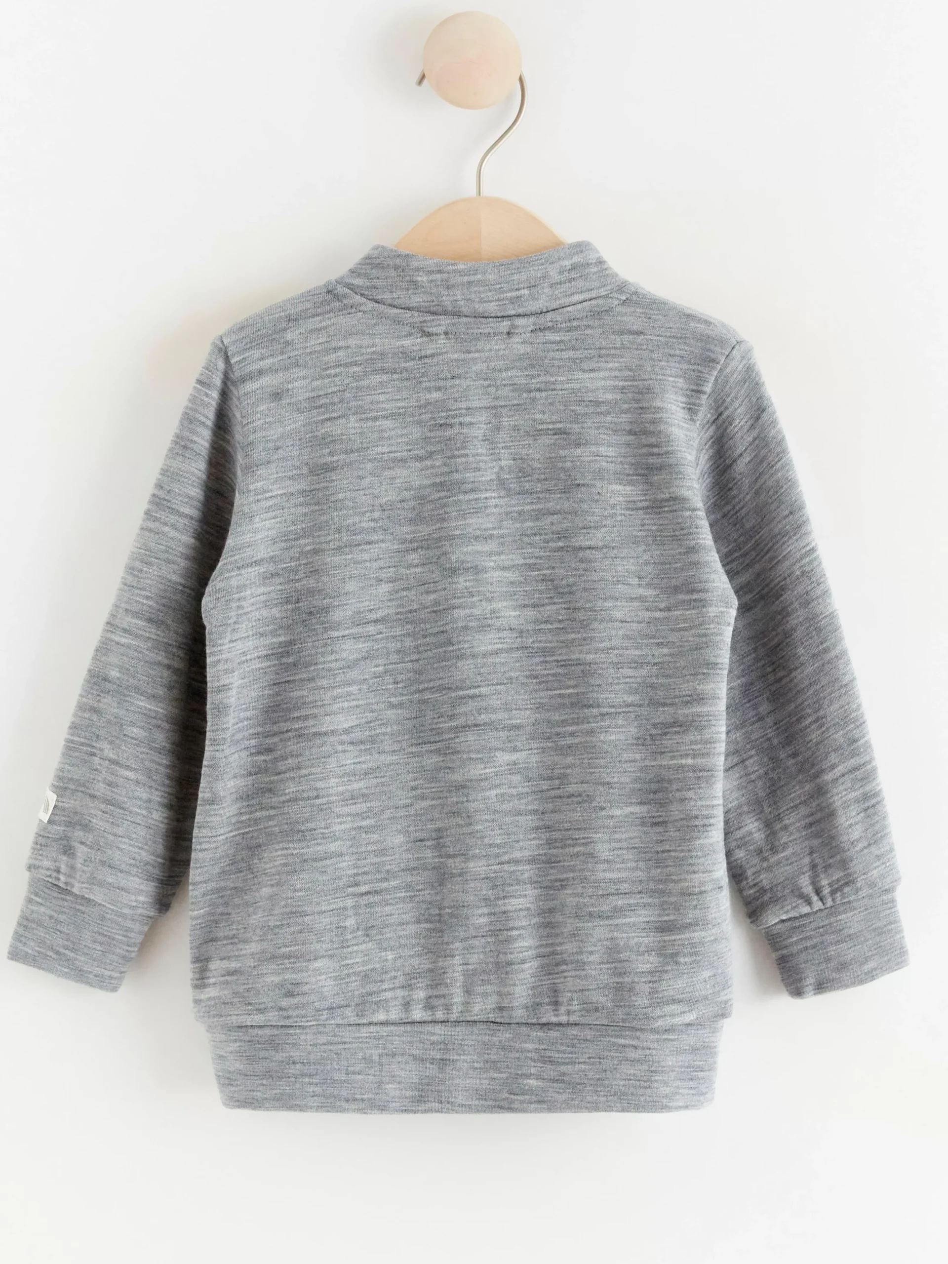 Ytterkläder>Lindex Fix Jacka I Merinoull Grey Melange