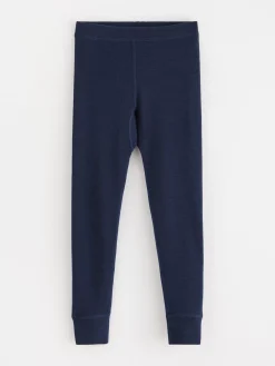 Ytterkläder>Lindex Fix Langkalsonger I Merinoull Navy