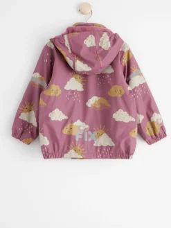 Ytterkläder>Lindex Fix Regnjacka Med Fleecefoder Dusty Lilac