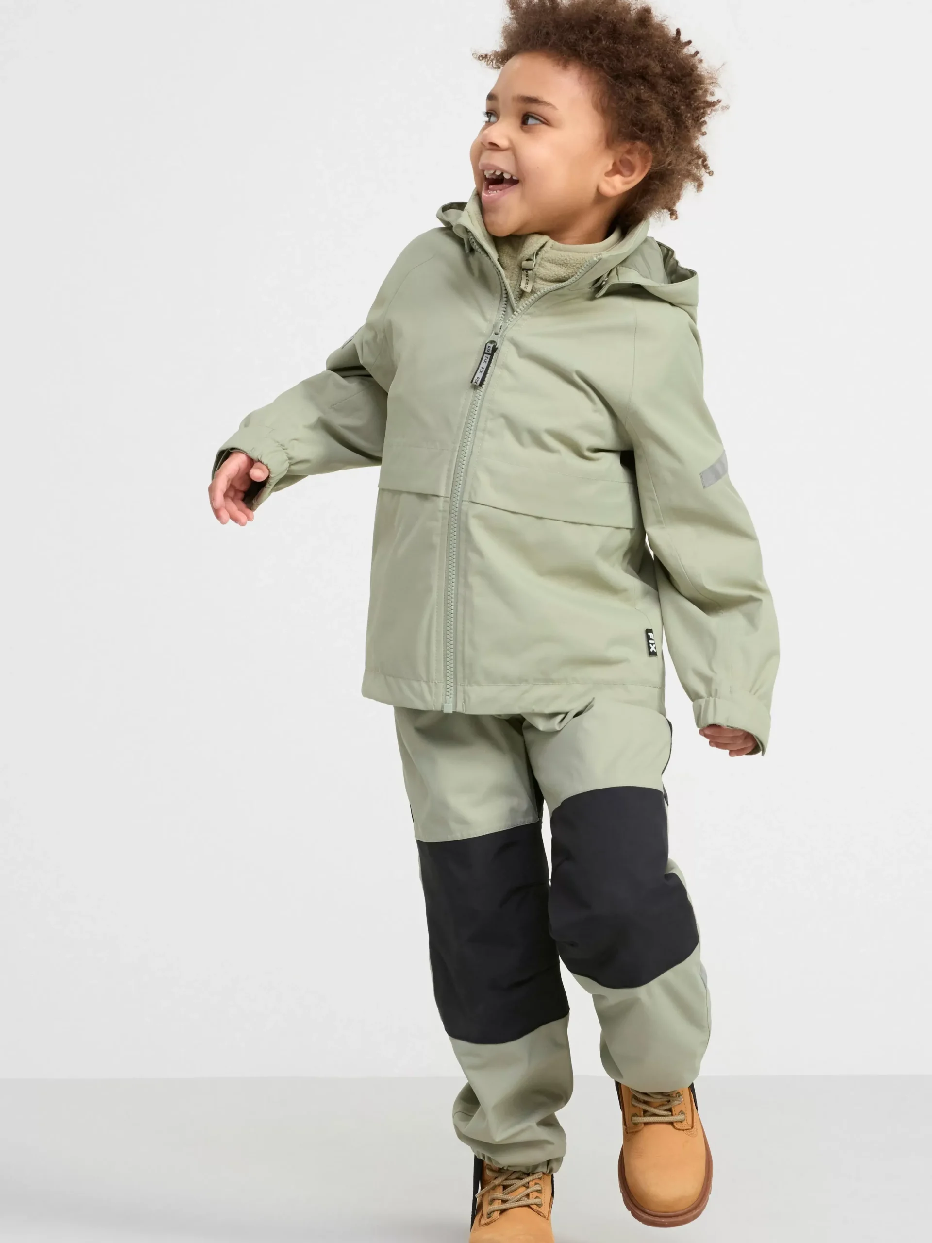 Ytterkläder>Lindex Fix Skaljacka Med Justerbar Arm Light Dusty Green