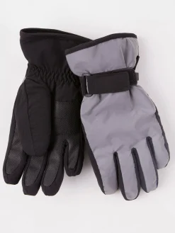 Accessoarer>Lindex Fix Skidhandskar I Reflekterande Material Silver