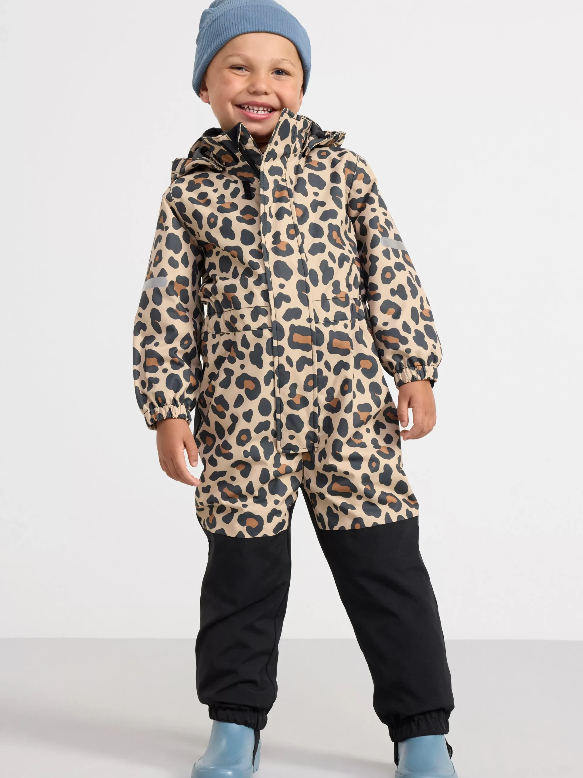 Ytterkläder>Lindex Fix Vattentat Overall Med Borttagbart Fleecefoder Beige