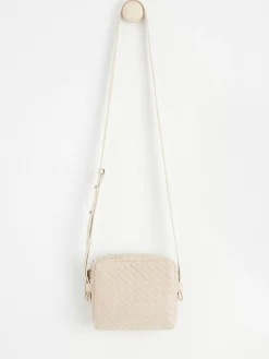 Accessoarer>Lindex Flatad Axelremsvaska Beige