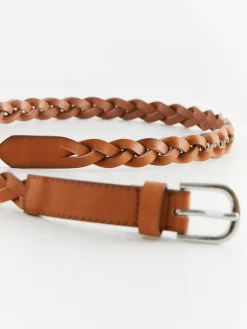 Accessoarer>Lindex Flatat Skarp I Laderimitation Cognac