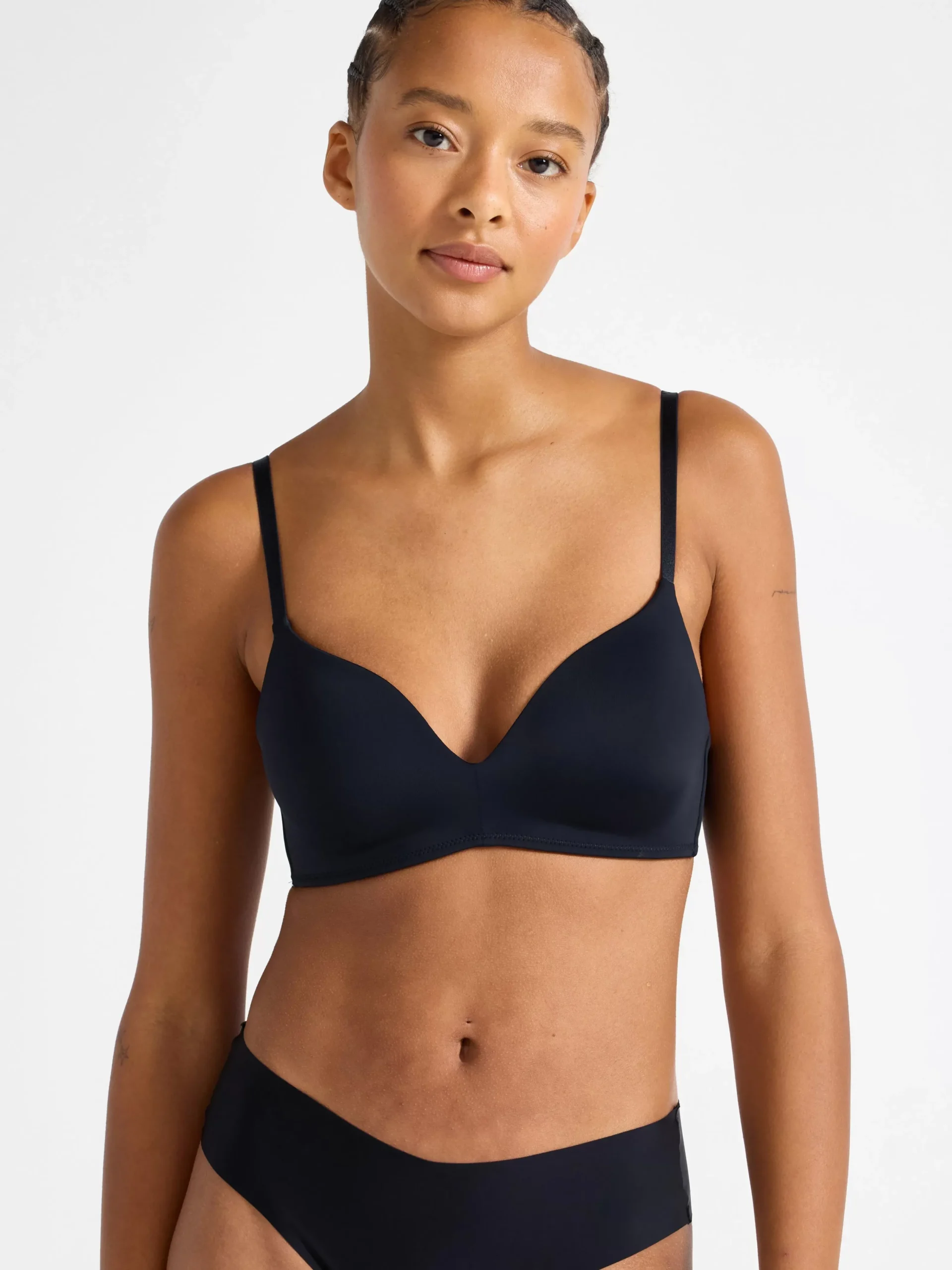Bh>Lindex Flora Bygellos Bh Black